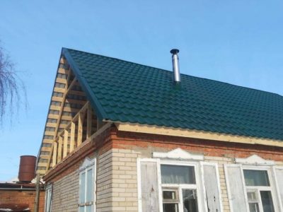 Реконструкция крыши в Уваровке